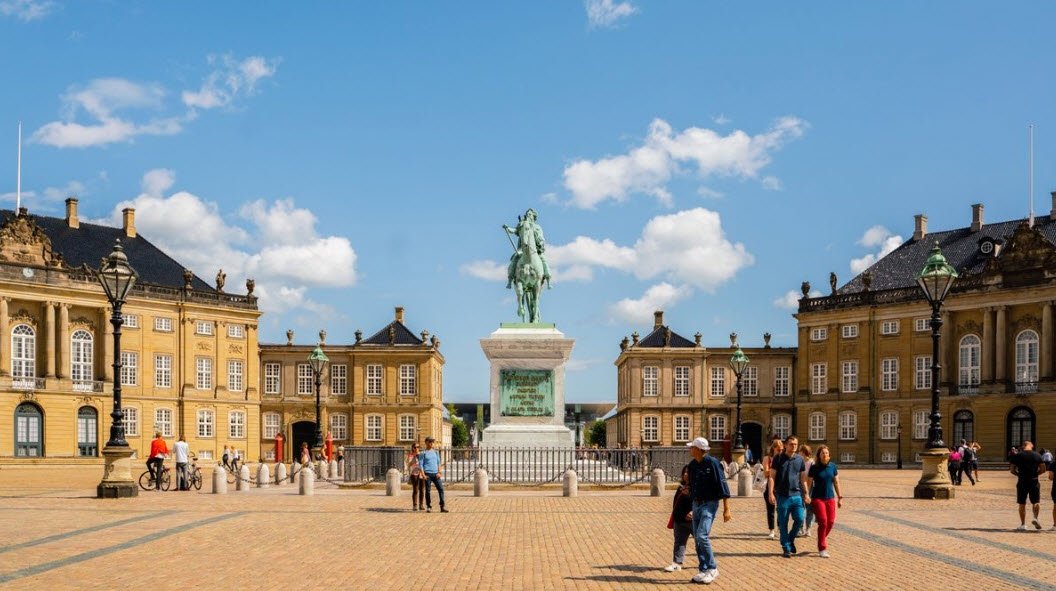 Amalienborg Palace, Copenhagen, Denmark